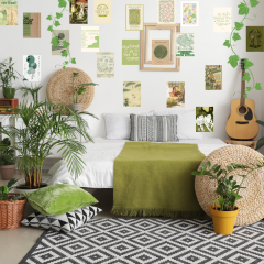 Cottagecore Greencore Art Poster Seti- 20 Adet-A5