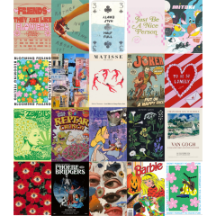 Pop Rock Art Poster Seti- 20 Adet-A5