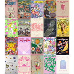 Pop Rock Aura Poster Seti- 20 Adet-A5