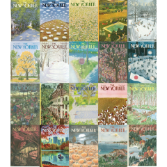 The New Yorker Greencore Art Poster Seti- 20 Adet-A5