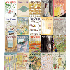 The New Yorker Art Poster Seti- 20 Adet-A5
