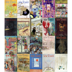 The New Yorker Art Poster Seti- 20 Adet-A5