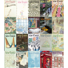The New Yorker Art Poster Seti- 20 Adet-A5