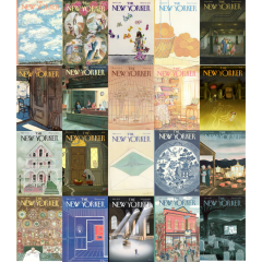 The New Yorker Art Poster Seti- 20 Adet-A5