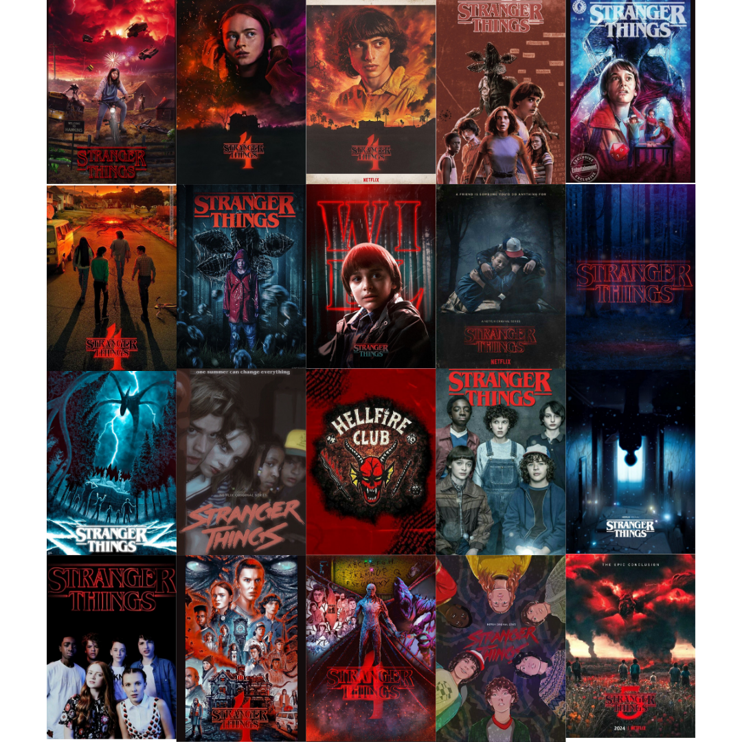 Stranger Things-Stranger Tales-Netflix Poster Seti-20 Adet-A5