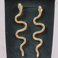 Gold Renk Yılan Küpe