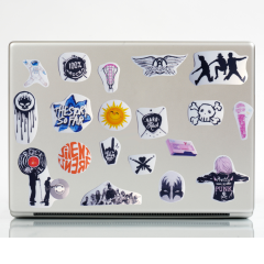 64\'lü Punk Rock Pop Vintage Sticker Etiket Seti