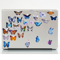 70\'li Fairycore Kelebek Sticker Etiket Seti