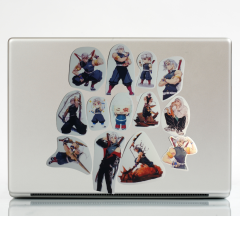 38\'li Uzui Tengen Demon Slayer Anime Sticker Etiket Seti