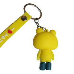 Kurbağa ve I Love You (Seni Seviyorum) Figürlü Anahtarlık-5cm