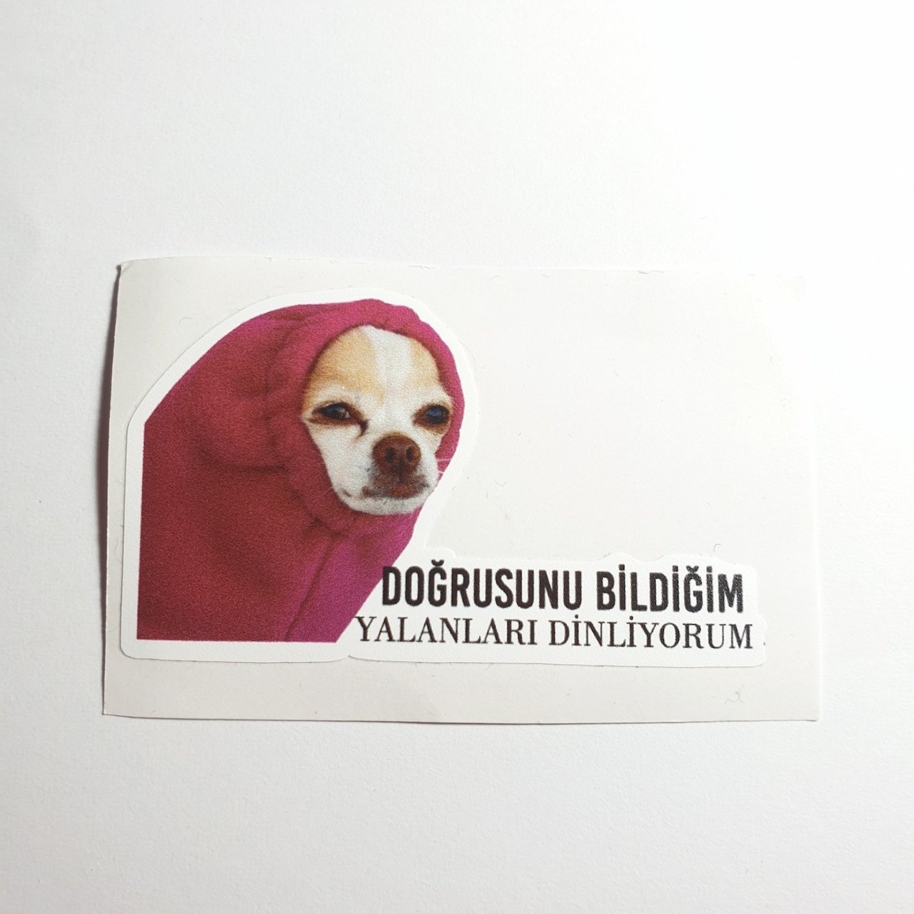 Doğrusunu Bildiğim Sticker