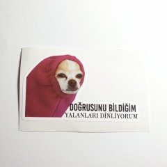 Doğrusunu Bildiğim Sticker
