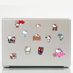206\'lı Hello Kitty Cute Sticker Etiket Seti