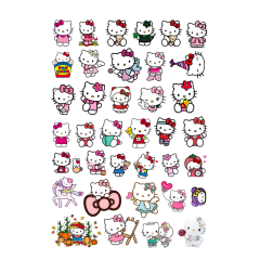 206\'lı Hello Kitty Cute Sticker Etiket Seti
