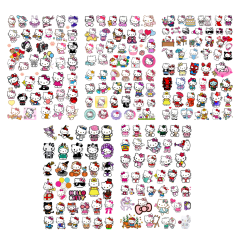 206\'lı Hello Kitty Cute Sticker Etiket Seti
