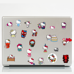 46\'lı Hello Kitty Sticker,  Cute Sticker Etiket Seti