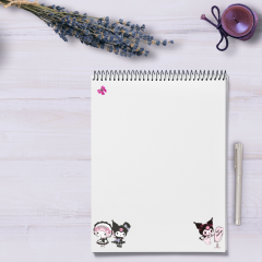 45\'li Sanrio Kuromi Sticker,  Cute Sticker Etiket Seti
