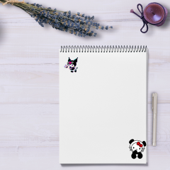 53\'lü Sanrio Kuromi Sticker,  Cute Hello Kitty Sticker Etiket Seti