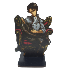 Orora Attack on Titan-Anime Ahşap Biblo-Figür