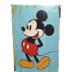 Mickey Ahşap Poster