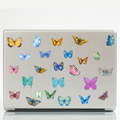 50\'li Fairycore Kelebek Sticker Etiket Seti