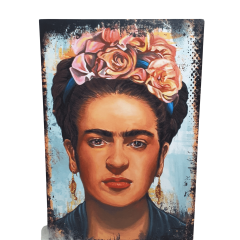 Frida Ahşap Poster